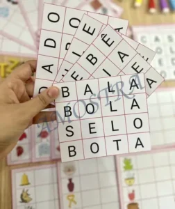 Amostra do material A30- Tabuleiro das Palavras