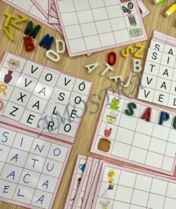 Amostra do material A30- Tabuleiro das Palavras