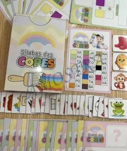 Amostra do material A31- Sílabas das Cores