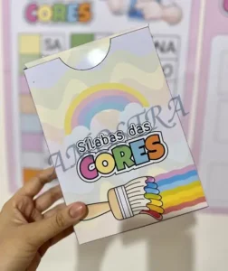 Amostra do material A31- Sílabas das Cores