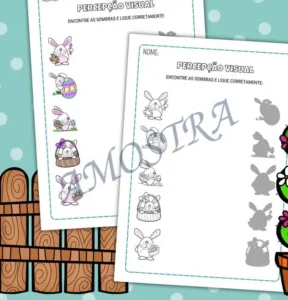 Amostra do material Atividades Páscoa