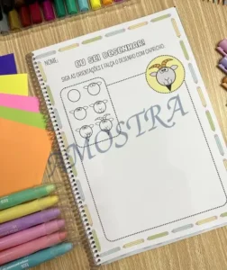 Amostra do material Eu sei desenhar
