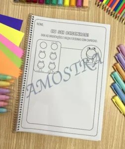 Amostra do material Eu sei desenhar