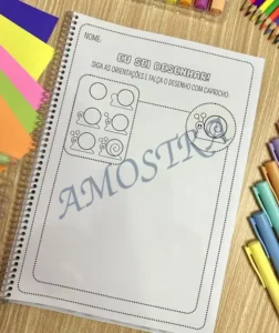 Amostra do material Eu sei desenhar