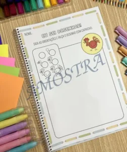Amostra do material Eu sei desenhar