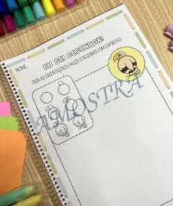 Amostra do material Eu sei desenhar