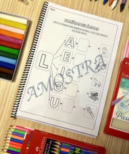 Amostra do material Família Silábica Ligando