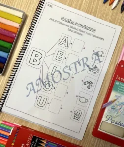 Amostra do material Família Silábica Ligando