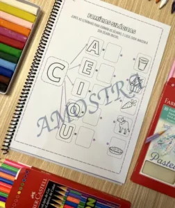 Amostra do material Família Silábica Ligando