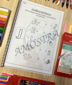 Amostra do material Família Silábica Ligando