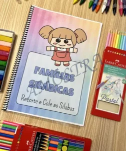 Amostra do material Família Silábica Recorte as Sílabas