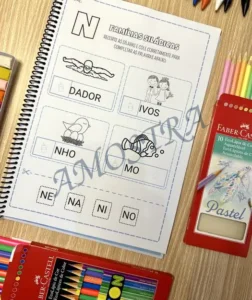 Amostra do material Família Silábica Recorte as Sílabas