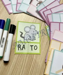 Amostra do material Fichas para Escrita