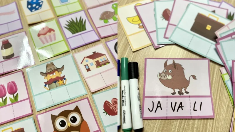 fichas para escrita capa