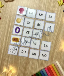 Amostra do material Juntando Sílabas