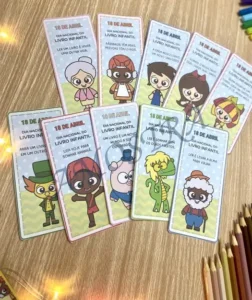 Amostra do material Kit Dia Nacional do Livro Infantil