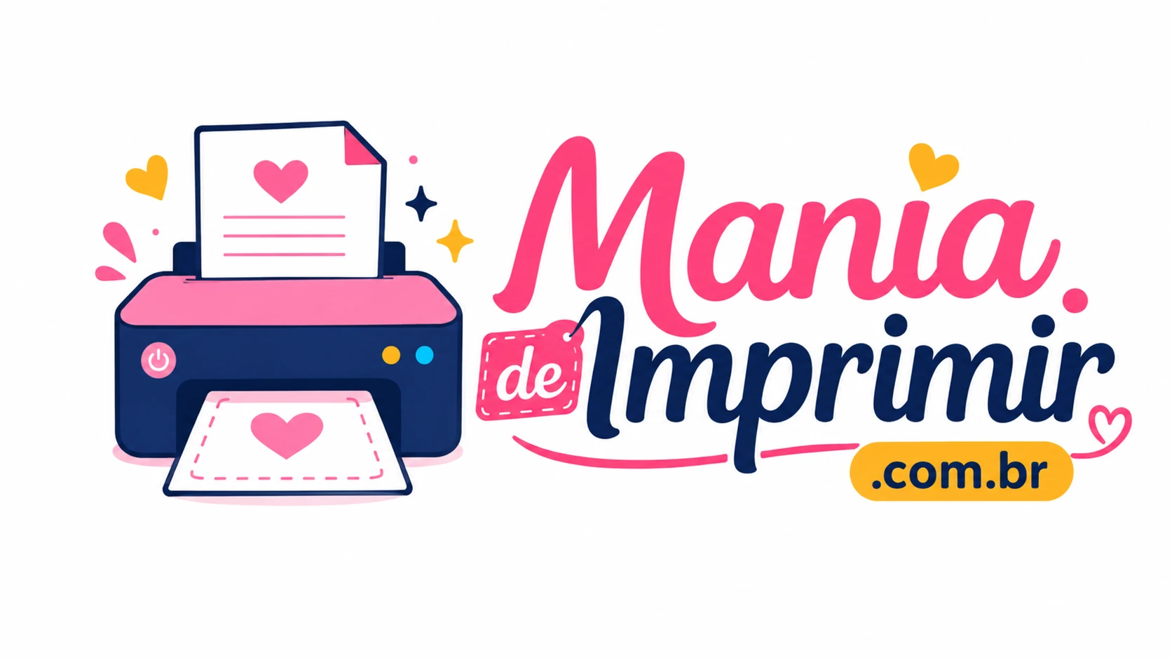 logo do site mania de imprimir