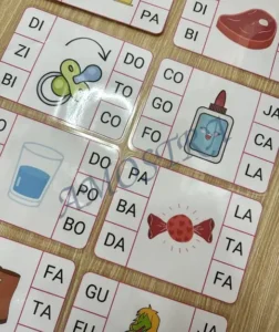 Amostra do material Marca Sílabas
