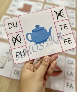 Amostra do material Marca Sílabas