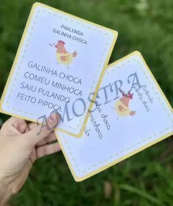 Amostra do material Parlendas para Leitura