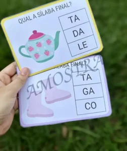 Amostra do material Qual a Silaba Final?