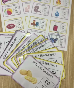 Amostra do material Qual a Silaba Final?