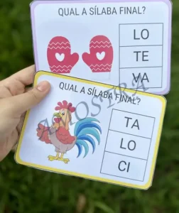 Amostra do material Qual a Silaba Final?
