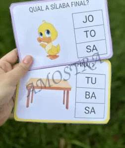 Amostra do material Qual a Silaba Final?