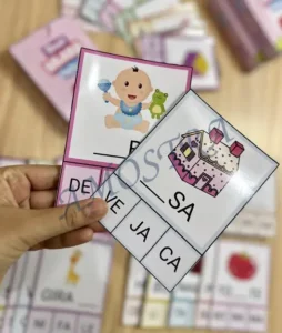 Amostra do material Recurso Qual sílaba Falta?