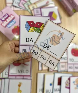 Amostra do material Recurso Qual sílaba Falta?