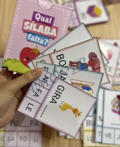 Amostra do material Recurso Qual sílaba Falta?
