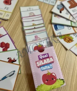 Amostra do material Recurso Qual sílaba Falta?