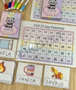 Amostra do material S08- Pop it das Palavras