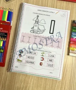 Amostra do material S09- Casinha das Vogais