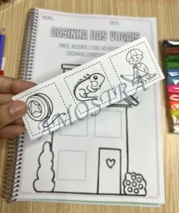 Amostra do material S09- Casinha das Vogais
