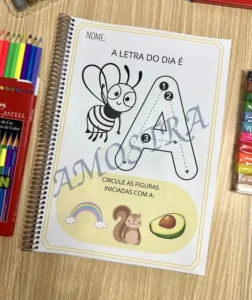 Amostra do material S09- Casinha das Vogais