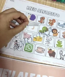 Amostra do material S15- Meu Alfabeto Interativo