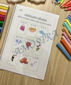 Amostra do material Salada das Sílabas
