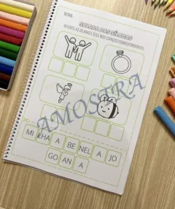 Amostra do material Salada das Sílabas