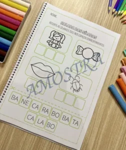 Amostra do material Salada das Sílabas