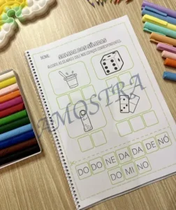Amostra do material Salada das Sílabas