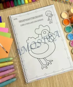 Amostra do material Traçando animais