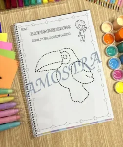 Amostra do material Traçando animais