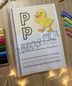 Amostra do material Traçando as Letras